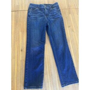 Simply Vera Wang Women’s Mid Rise Capri Blue Stretch Denim Jeans Size 8